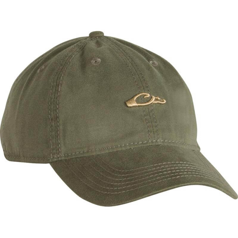 Drake Cotton Twill Logo Cap in Olive Color